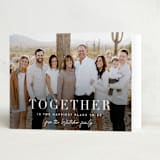 "together merry" - Thanksgiving Cards in Simply White by Sara Hicks Malone - Folded Card