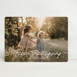 "Faubourg" - Thanksgiving Cards in Snow by Leia Matt - Front