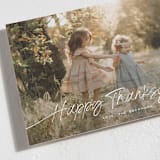 "Faubourg" - Thanksgiving Cards in Snow by Leia Matt - Detail