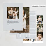"Minimal Edge" - Thanksgiving Cards in Cloud by Nicole Walsh - Back of Card Options