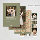 "Acorn Forest" - Thanksgiving Cards in Moss by Jackie Crawford - Back of Card Options