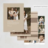 "Krafty Plaid" - Thanksgiving Cards in Kraft by Erin German - Back of Card Options
