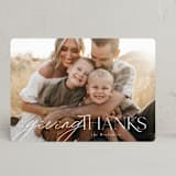 "The Giving Season" - Thanksgiving Cards in Alabaster by Cindy Reynolds - Front