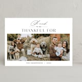 "So Thankful Trio" - Thanksgiving Cards in Snow by Nicoletta Savod - Front