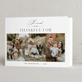 "So Thankful Trio" - Thanksgiving Cards in Snow by Nicoletta Savod - Folded Card