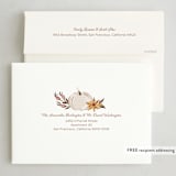 "Thanksgiving Pumpkin and gold" - Thanksgiving Cards in Buttercream by Hanna Symonovych - FREE Recipient Addressing