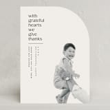 "Horizons" - Thanksgiving Cards in Cracked Pepper by Owl and Toad - Front