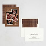 "Stamped Burlap Thanksgiving Collage" - Thanksgiving Cards in Nutmeg by Kamala Nahas - Assembled