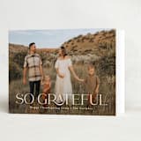 "Gracious" - Thanksgiving Cards in Salt by Mary Kay Garttmeier - Folded Card