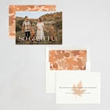 "Gracious" - Thanksgiving Cards in Salt by Mary Kay Garttmeier - Assembled