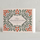 "Persimmon" - Thanksgiving Cards in Bittersweet by Meggy Masters - Folded Card