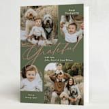 "Scenic" - Thanksgiving Cards in Green Bean by Owl and Toad - Folded Card
