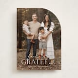 "feeling grateful" - Thanksgiving Cards in Cotton by Sara Hicks Malone - Front