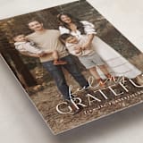 "feeling grateful" - Thanksgiving Cards in Cotton by Sara Hicks Malone - Detail