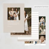 "Noted" - Thanksgiving Cards in Marshmallow by Alexandra Cohn - Back of Card Options