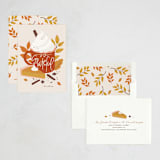 "Thanks a latte" - Thanksgiving Cards in Pumpkin Pie by Vera Lim - Assembled