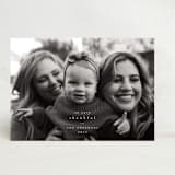 "Simple Thanks" - Thanksgiving Cards in Cotton by Heather Cairl - Front