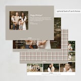 "Simple Thanks" - Thanksgiving Cards in Cotton by Heather Cairl - Back of Card Options