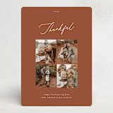 "Everest" - Thanksgiving Cards in Sugared Almond by Blustery August - Front