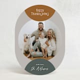 "Circles" - Thanksgiving Cards in Acorn by Owl and Toad - Front