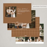 "Simple Lines" - Thanksgiving Cards in Toffee by Rebecca Durflinger - Back of Card Options