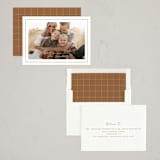 "Simple Lines" - Thanksgiving Cards in Toffee by Rebecca Durflinger - Assembled
