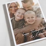 "Autograph" - Thanksgiving Cards in Pecan Pie by Tamara Hilje - Detail