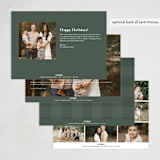 "Grateful and blessed" - Thanksgiving Cards in Cotton by Lea Delaveris - Back of Card Options