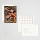 "so very thankful." - Thanksgiving Cards in Cotton by Ellen Schlegelmilch - Assembled