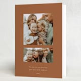"Thankful for our blessings" - Thanksgiving Cards in Cinnamon by Blustery August - Folded Card
