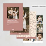 "Fall Blocks" - Thanksgiving Cards in Cozy by Inkblot Design - Back of Card Options