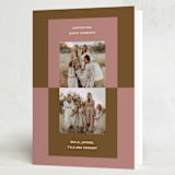 "Fall Blocks" - Thanksgiving Cards in Cozy by Inkblot Design - Folded Card