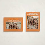 "Pumpkin Spice" - Thanksgiving Cards in Pumpkin by Inkblot Design - Photo Orientation Options