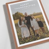 "Bold Frame" - Thanksgiving Cards in Teracotta by Stacey Meacham - Detail