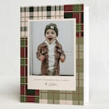 "Madras" - Thanksgiving Cards in Balsam Fir by Megan Cash - Folded Card