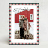 "Tattersall" - Thanksgiving Cards in Chestnut by Ekko Studio - Front