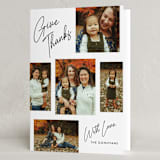 "Simply Scripted" - Thanksgiving Cards in Coal by Stacey Meacham - Folded Card