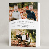 "Modern Trio" - Thanksgiving Cards in Checkers by Michelle Taylor - Folded Card