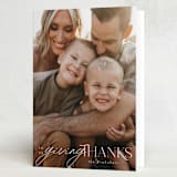 "The Giving Season" - Thanksgiving Cards in Alabaster by Cindy Reynolds - Folded Card