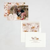 "Thanksgiving Pumpkin and gold" - Thanksgiving Cards in Buttercream by Hanna Symonovych - Assembled