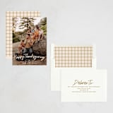 "Felt Marker" - Thanksgiving Cards in Chai Latte by Owl and Toad - Assembled