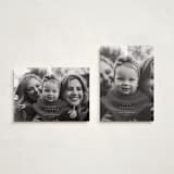 "Simple Thanks" - Thanksgiving Cards in Cotton by Heather Cairl - Photo Orientation Options