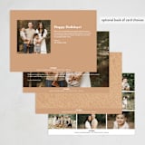 "Canvas" - Thanksgiving Cards in Cider by Kate Ross - Back of Card Options