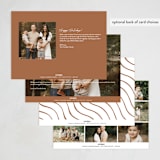 "Autograph" - Thanksgiving Cards in Pecan Pie by Tamara Hilje - Back of Card Options