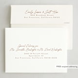 "Autograph" - Thanksgiving Cards in Pecan Pie by Tamara Hilje - FREE Recipient Addressing
