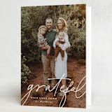 "Thanksgiving Gratitude" - Thanksgiving Cards in Pearl by Sara Hicks Malone - Folded Card