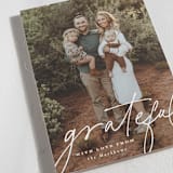 "Thanksgiving Gratitude" - Thanksgiving Cards in Pearl by Sara Hicks Malone - Detail