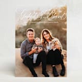 "Grateful and blessed" - Thanksgiving Cards in Cotton by Lea Delaveris - Front
