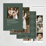 "Grateful and blessed" - Thanksgiving Cards in Cotton by Lea Delaveris - Back of Card Options