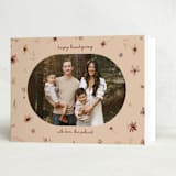 "Wildflower" - Thanksgiving Cards in Chai by Jenna Holcomb - Folded Card